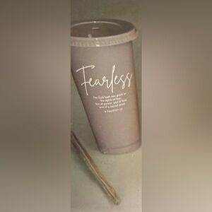 Inspirational Reusable Travel Cup - TAUPE